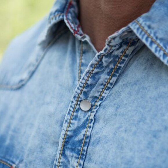 Ryan Michael Men's heavy Shirt N1022e - Picture 3 of 6